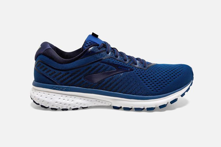 Brooks Ghost 12 Road Running Shoes - Men's - Blue (28519-UREA)